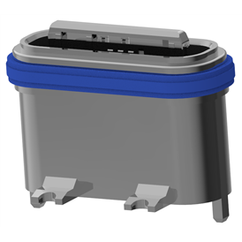 XB-TYPE C 8P-17 vertikale wasserdichte Basis L=7.15mm (mit Stahlblech) (U-förmige Zinklegierung Schale)